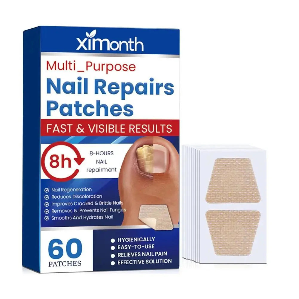 Adesivos de Restauração Discretos para Unhas com Fungos